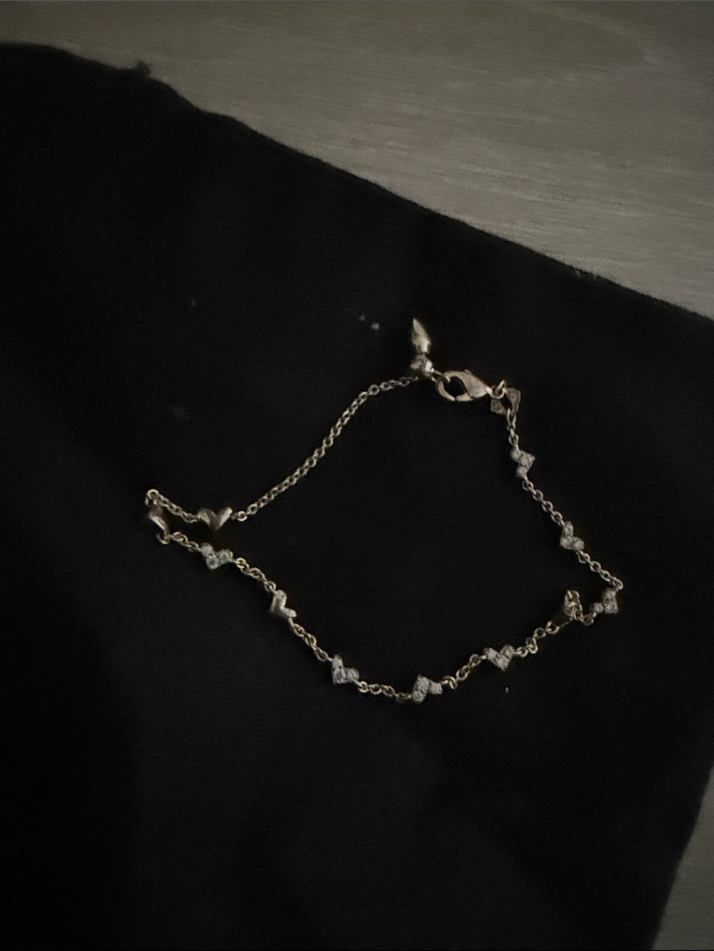 Kendra Scott Gold Bracelet with Clear Crystal Accents